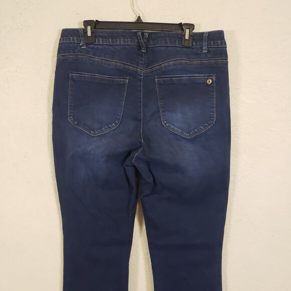 Democracy Ab Solution Itty Bitty Bootcut Jeans Dark Wash Women’s 18W - Picture 8 of 12